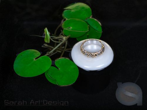 bague platine or jaune